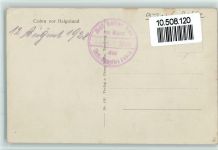 Cobra vor Helgoland und Bordstempel 1928 AK Seebäderschiff Foto AK