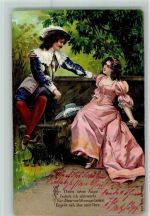 Serie 800 - Nr. 1883 - Liebespaar Poesie 1904