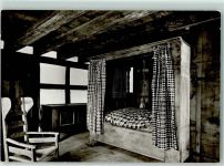 32369 W4993 Rahden , Westf - Bauernstube Bett Truhe Stuhl Museum