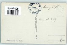 Ulmer Hütte 1929 - Wäscheleine Hüttenstempel