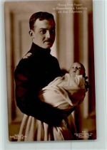 Nr. 7051 Liersch - Herzog Ernst August mit den Erbprinzen AK Adel Foto AK