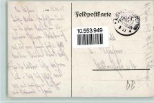 Kriegers Abschied bis zum Urlaub AK Deutsches Heer WK I 1915