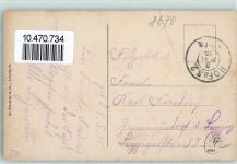 95028 W8670 Hof , Saale 1915 Gebrauchsspuren Schwarz-Weiß-Rot Wörthstraße Fahne