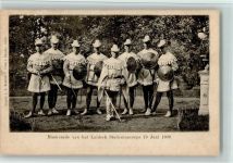 Leiden Maskerade 1900 - Leidsch Studentencorps AK Studentika