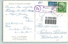 69151 W6903 Dilsberg 1955 - Gesamtansicht AK