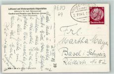 W7826 Seebrugg Titisee - Seebrugg Zug 1941 Altglashütten Bahnpoststempel