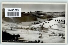 W7826 Seebrugg Titisee - Seebrugg Zug 1941 Altglashütten Bahnpoststempel