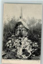 W6800 Mannheim Jubiläums-Ausstellung - 1907 Schwarzwald Kapelle , sehr gute Erhaltung AK Gartenbauausstellung