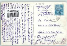 06333 O4270 Hettstedt , Sachs-Anh Gebrauchsspuren Marktplatz Rathaus