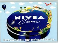 Nivea Creme von Beiersdorf Ballon AK Werbung Kosmetik