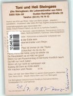 Toni und Heli Steingass - Autogramm Originale