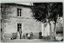 Alcide Clairet-Chenaux La famille du Rameau d Olivier devant la maison Militär Frankreich