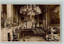Windsol Castle, Innenansicht - Grand Reception Room , AK Adel England 1920