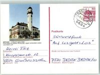 95028 W8670 Hof , Saale - Ganzsache Rathaus