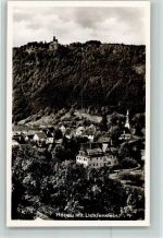 72805 W7414 Honau , Württ - Ortsansicht mit Lichtenstein