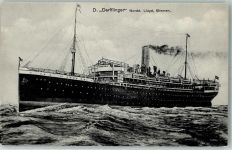 Dampfer Derfflinger AK Norddeutscher Lloyd