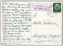 91126 W8540 Schwabach Künstlerkarte Landpoststempel Gutenfelden sign H. Spörl A 4276