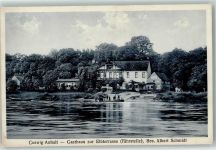 06869 O4522 Coswig , Anh - Gasthaus zur Elbterrasse, Fährstelle