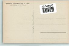 W6100 Darmstadt Selbstverlag - Federzeichnung - Glockenturm im Schloß, gute Erhaltung AK Winkel, K.