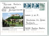 84489 W8263 Burghausen , Salzach - Ganzsache Burg
