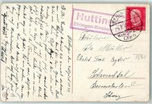 79588 W7859 Efringen-Kirchen Künstlerkarte Landpoststempel Huttingen Kind Porträt sign