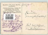 Marianske Lazne Marienbad Gebrauchsspuren Regina Palace Hotel