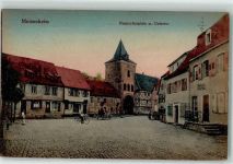 55590 W6554 Meisenheim , Glan 1919 - Rapportierplatz m. Untertor Fahrrad