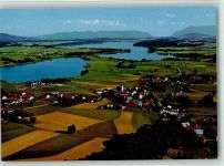 83373 W8221 Taching a. See - Tachinger- u. Wagginger See Luftaufnahme