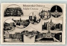 Ostrava Ostrau Gebrauchsspuren Neue Rathaus