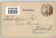 Hradec Kralove Königgrätz 1899 Gebrauchsspuren Marktszene
