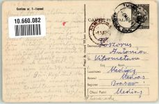 Tusnad 1916 Gebrauchsspuren Cantina Ganzsache