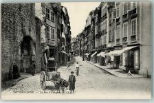 64100 Bayonne Foto AK La Rue d´Espagne