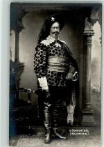 Wien 1. Bezirk, Innere Stadt Adolf von Sonnenthal als Wallenstein B.K.W.I.51 Theaterschauspieler