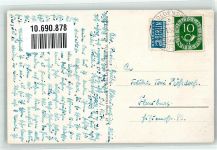 25870 W2251 Oldenswort 1954 - Kirche Kirchenorgel