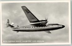 BEA Elizabethan Propeller Maschine British Airways Foto AK
