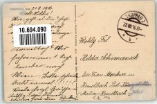 Opava Troppau 1916 Gebrauchsspuren Straßenbahn Olmützer Straße Feldpost WK I