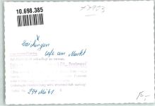 89150 W7903 Laichingen FOTO KEINE AK Cafe am Markt Ort handschriftlich