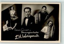 Verlag Garloff Nr. 86778 Stimmungsorchester Wohlgemuth Damenmusikgruppe Foto AK
