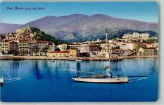 18038 San Remo - Vista dal Molo Segelschiff