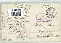 76437 W7550 Rastatt 1914 Foto AK Feldpost WK I Uniform S.B. E.L.I-R- 46 Ort lt. Stempel