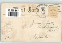 Truthahn Kürbis Mais Thanksgiving 1913 Prägedruck