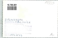 51580 W5226 Eckenhagen FOTO KEINE AK Pension Luise Ort handschriftlich