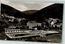 75323 W7547 Calmbach Foto AK Schwimmbad