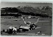 6306 Söll Foto AK mit Kaisergebirge Flugpost