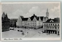 Elbing Elblag - Friedrich Wilhelm Platz Oldtimer Dresdener Bank Kreissparkasse