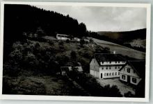 72270 W7292 Schwarzenberg Foto AK Hotel Kurhaus Murgtalperle