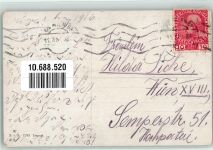 sign. Usabal Liebespaar Zigarette 1916