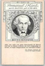 Manuel Kant Verein Freie Schule Wien sign. Ranzenhofer Schriftsteller Künstlerkarte