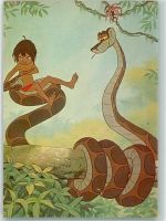 Das Dschungelbuch Mowgli und Kaa die Riesenschlange Walt Disney