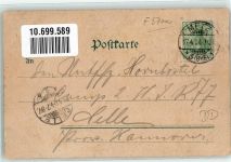 57000 Metz 1904 Gebrauchsspuren Lithographie